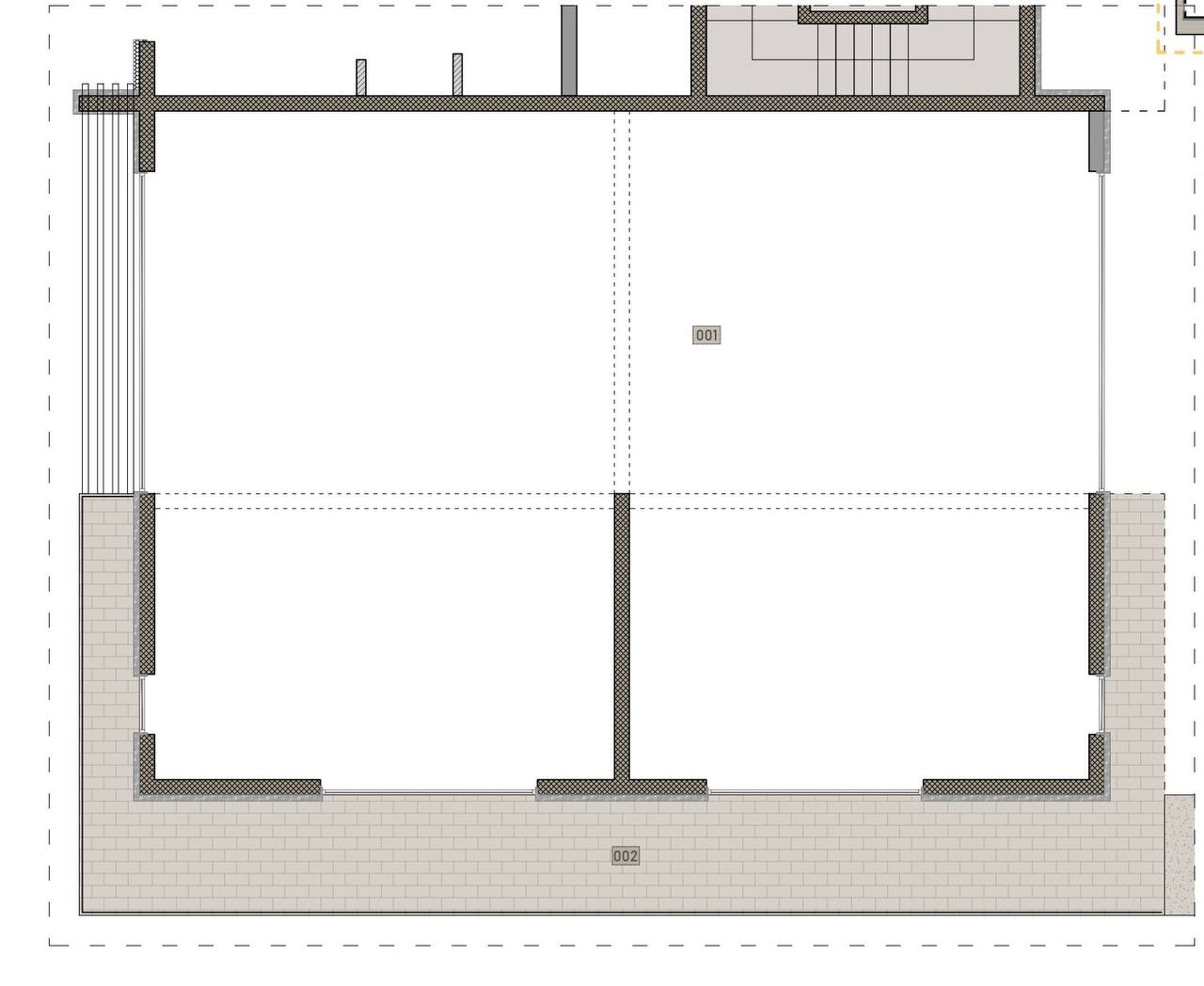 Poslovni prostor 183m² s terasom na prodaju u Grudama – Švabini Dvori Tip 1